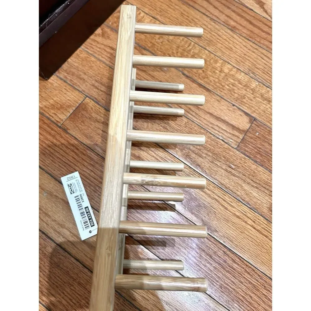 NWT—IKEA-‎ Bamboo Wooden Organizer-Multi Purpose- Lids- Plates- Folders
